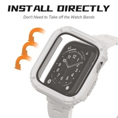 【新品】Apple Watch Series 8/7 41mm 用 全面保護カバー 耐衝撃ケース の画像