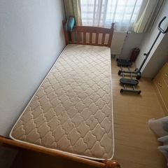 【本日午前限定】シングルベッド差し上げます！解体・積込お手伝いします