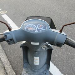 レッツ4　シルバー　スズキ　FI　エンジンオイル･バッテリー新品　4スト　原付バイク　CA45Aの画像