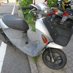 レッツ4　シルバー　スズキ　FI　エンジンオイル･バッテリー新品　4スト　原付バイク　CA45Aの画像