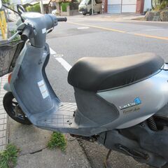 レッツ4　シルバー　スズキ　FI　エンジンオイル･バッテリー新品　4スト　原付バイク　CA45Aの画像