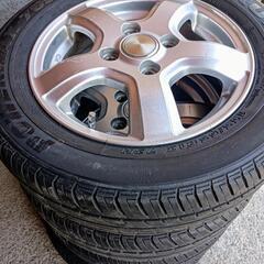 更に値下げ中155/65R13 夏タイヤ ＆ 13インチホイール4本セットPOWERMAX ロズ 769　の画像
