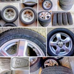 更に値下げ中155/65R13 夏タイヤ ＆ 13インチホイール4本セットPOWERMAX ロズ 769　の画像