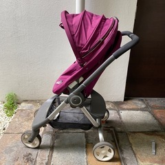 ストッケ　stokke スクート　パープル　ベビーカー