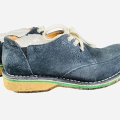 a.v.v Homme ビジネスシューズ 25cm スエード調 ネイビーの画像