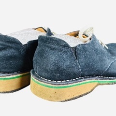 a.v.v Homme ビジネスシューズ 25cm スエード調 ネイビーの画像