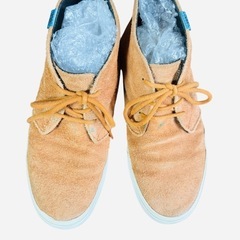 VANS California スエード調　男女　シューズ　バンズ　ベージュの画像