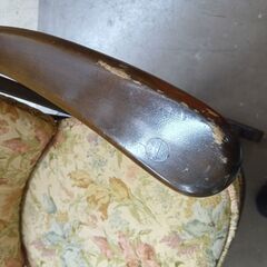ERCOL アーコール ロッキングチェア 英国製 花柄クッション付 ヴィンテージ アームチェア アンティーク椅子 引取限定の画像