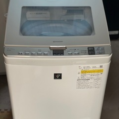 送料・設置込み可　洗濯乾燥機　8kg/4.5kg SHARP 2020年【分解クリーニング済み】
