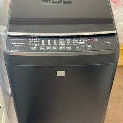 送料・設置込み可　洗濯機　5.5kg Hisense 2021年【分解クリーニング済み】