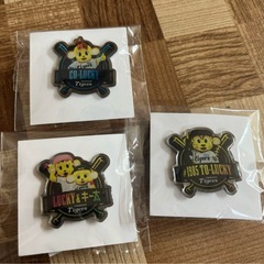 阪神タイガース マスコットピンバッジ トラッキー、キー太、ラッキ...