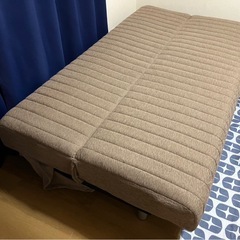美品　フランスベッド 3人掛けソファの画像