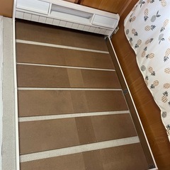 22日までに売れなければ処分します。ダブルベッド　ローベッド　フ...