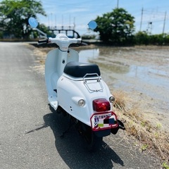 ☆HONDA☆ジョルカブ☆AF53☆4サイクル☆キャブ車☆軽メンテ済み☆見た目はジョルノ！エンジンはカブ！☆の画像