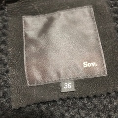 本物ムートンベスト　の画像