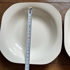 スクエアパスタスプレート2枚セットの画像