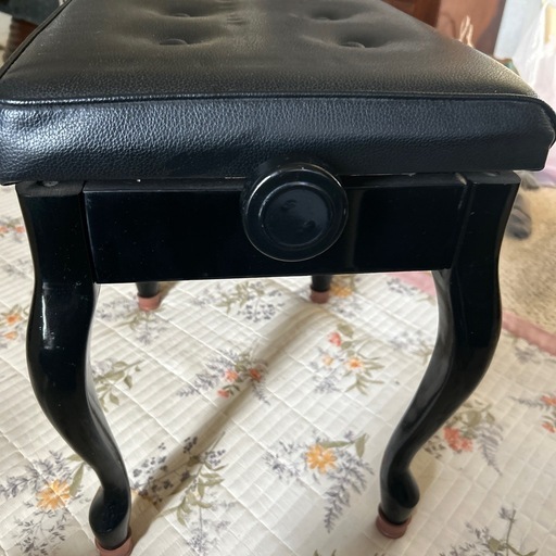 レトロ猫足ピアノ椅子