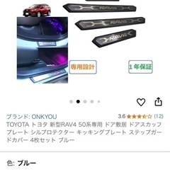 RAV4ドアスカッフプレート
