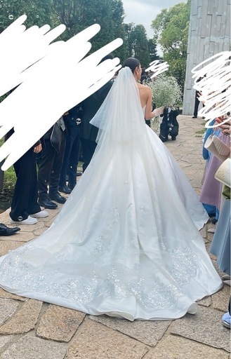 【美品】YNS WEDDING ウェディングドレス SL22327-OF