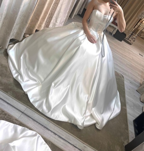 【美品】YNS WEDDING ウェディングドレス SL22327-OF