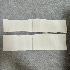 アイボリー 白　リブ素材　端切れ　布の画像