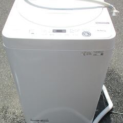☆シャープ SHARP ES-GE5F-W 5.5kg 時短機能...