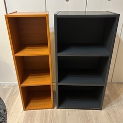 カラーボックス2つセット