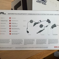 動作確認済み！SRL付きヘルメット　SHOEI NEOTEC2  Lサイズ  　の画像
