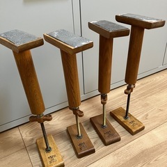 木製突っ張り棒　SS　同サイズ4本