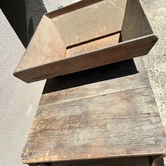 レトロ 唐箕 とうみ 当時物 木製 手動脱穀機 農機具 アンティーク 手回し 福徳農機 ヤスノ トーミの画像