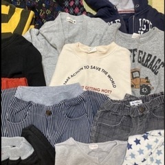 男の子110cm秋冬物衣類まとめセットの画像