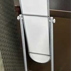 シルバー　スタンドミラーの画像