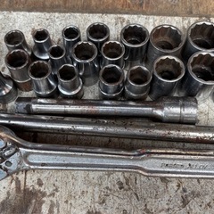 ラチェット　各ソケット　セット　1/2 工具