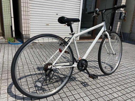 【クロスバイク】美品❗️外装6段変速　リヤタイヤ、チェーン新品❗️若林自転車　唐崎店　SALE中❗️