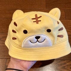 COMME CA ISM（コムサイズム）ベビー帽子2点　耳付き　44-46cmの画像