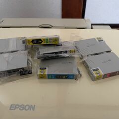 ⚠️7/1〆切（ジャンク）EPSON PX-501A プリンタ／USB接続・非純正インク付きの画像