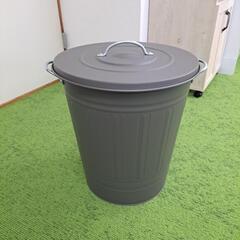 KNODD クノッド　40L ふた付きゴミ箱　グレー