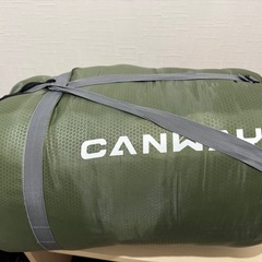 ※受付終了【引取限定】CANWAY 寝袋 2人用 防水シュラフの画像