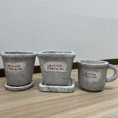 レトロプランター鉢3セット