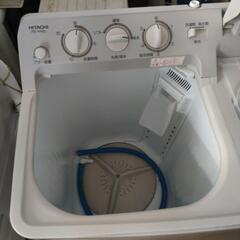 HITACHI 青空 2槽式洗濯機 パインベージュ PS-H45L 中古動作品の画像