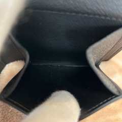 美品ルイヴィトンM63652ポルトフォイユマルコ黒色メンズ二つ折り財布ルイビトンの画像