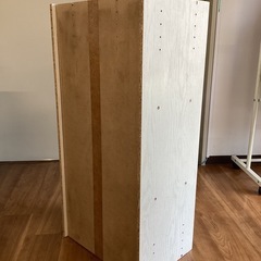 扉付きカラーボックス【町田市再生家具】0619Bの画像