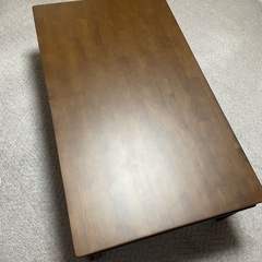 引き取りにて無料　伸縮性ローテーブル
