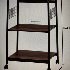 美品　レンジ台　キッチンラックの画像