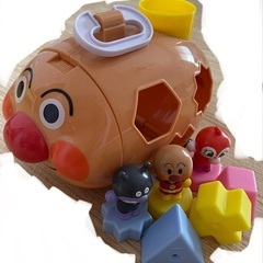アンパンマンごうやわらかパズル型はめ知育280円