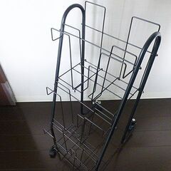 ■スタイリッシュで機能的なマガジンラック！【美品】お部屋もオフィスもスッキリ整理整頓♪の画像