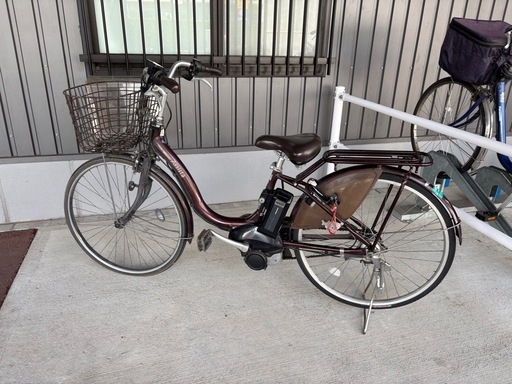 ブリヂストン 電動アシスト自転車 通学使用3年・バッテリー要交換