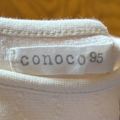 conoco フラワープリント長袖カットソー 95の画像
