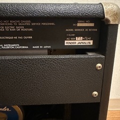 Fender Sidekick Reverb30　日本製 フェンダージャパン　ビンテージアンプの画像