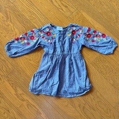 WILL MERY 刺繍入りブラウス チュニック 90